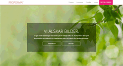 Desktop Screenshot of proformat.se
